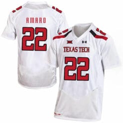 Texas Tech #22 Jace Amaro NCAA College Football Jersey White