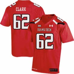 Texas Tech #62 Le'Raven Clark NCAA College Football Jersey Red