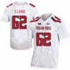 Texas Tech #62 Le'Raven Clark NCAA College Football Jersey White