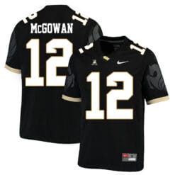 UCF Knights #12 Taj McGowan NCAA College Football Jersey Black