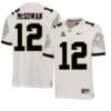 UCF Knights #12 Taj McGowan NCAA College Football Jersey White