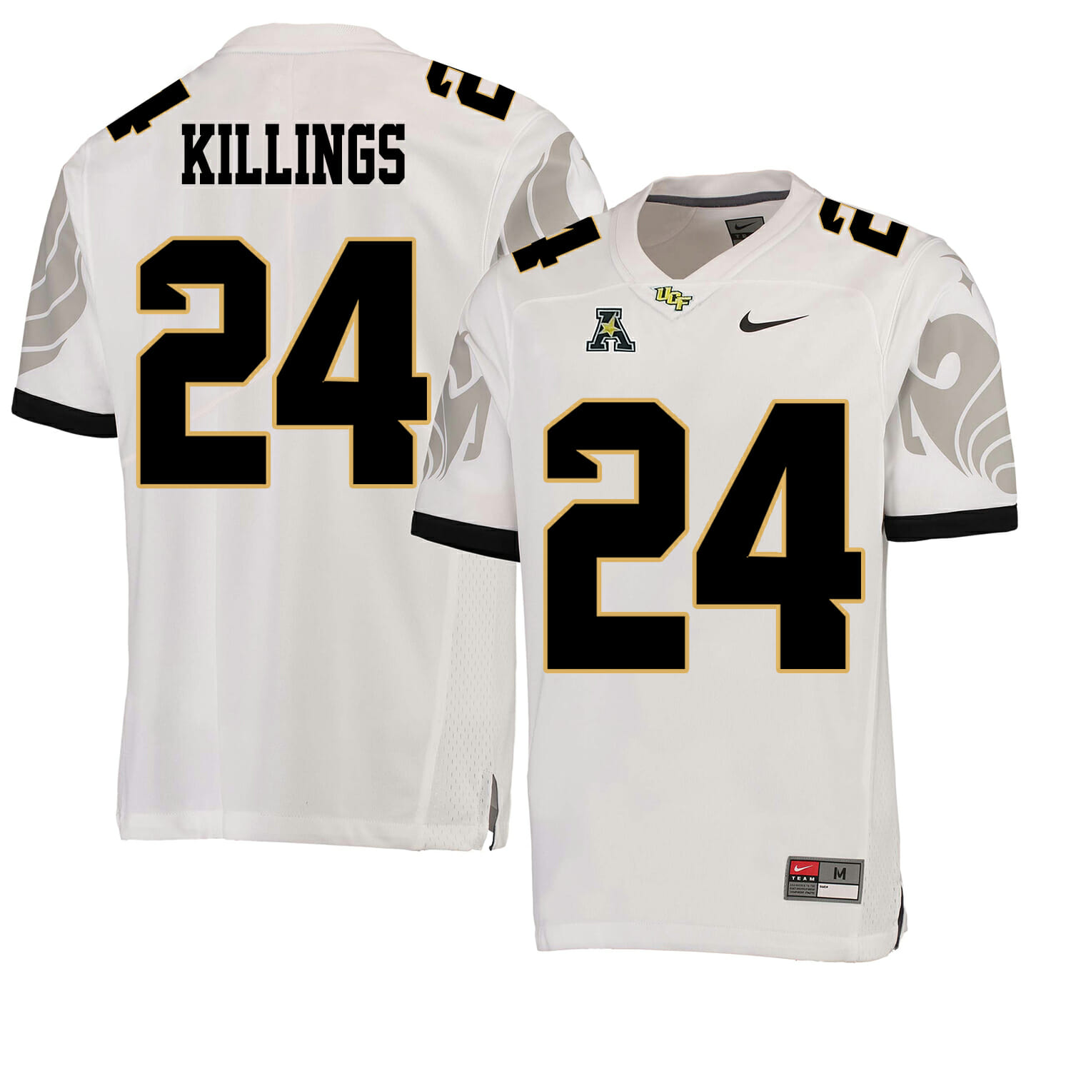 UCF Knights #24 DJ Killings NCAA College Football Jersey White