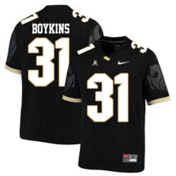 UCF Knights #31 Jeremy Boykins NCAA College Football Jersey Black