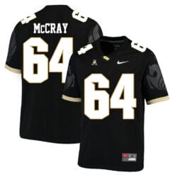UCF Knights #64 Justin McCray NCAA College Football Jersey Black