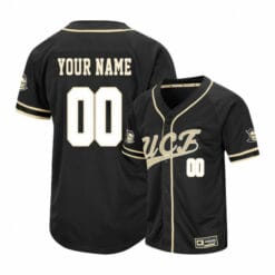 UCF Knights Black Custom Name and Number College Baseball Jersey