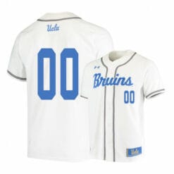 Under Armour UCLA Bruins White Custom Name Number Baseball Jersey