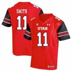 Utah Utes #11 Alex Smith NCAA College Football Jersey Red