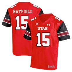 Utah Utes #15 Dominique Hatfield NCAA College Football Jersey