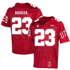 Utah Utes #23 Devontae Booker NCAA College Football Jersey Red