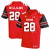 Utah Utes #28 Joe Williams NCAA College Football Jersey
