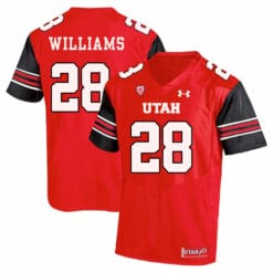 Utah Utes #28 Joe Williams NCAA College Football Jersey