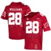 Utah Utes #28 Joe Williams NCAA College Football Jersey Red