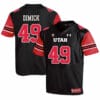 Utah Utes #49 Hunter Dimick NCAA College Football Jersey Black