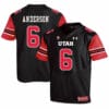 Utah Utes #6 Dres Anderson NCAA College Football Jersey Black