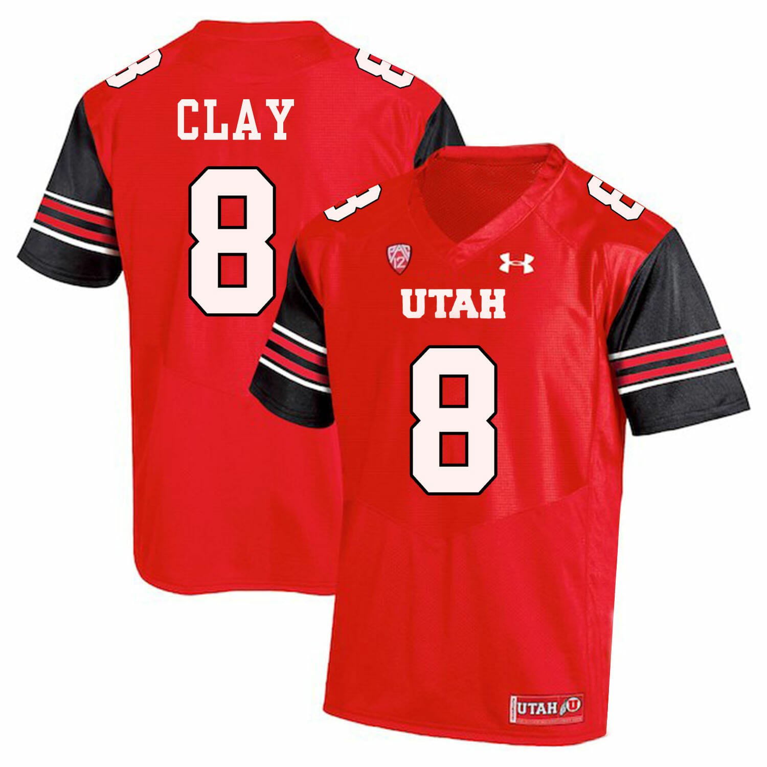 Utah Utes #8 Kaelin Clay NCAA College Football Jersey