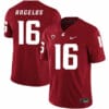 Washington State Cougars #16 Aaron Angelos NCAA Football Jersey Red