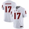Washington State Cougars #17 Kassidy Woods NCAA Football Jersey White