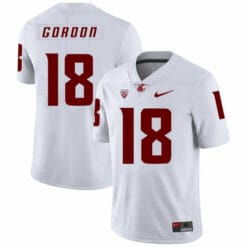 Washington State Cougars #18 Anthony Gordon NCAA Football Jersey White