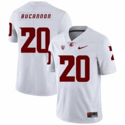Washington State Cougars #20 Deone Bucannon NCAA Football Jersey White