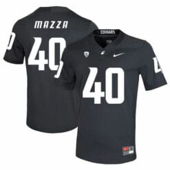 Washington State Cougars #40 Blake Mazza NCAA Football Jersey Black
