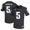 Washington State Cougars #5 Travell Harris Football Jersey Black