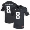 Washington State Cougars #8 Easop Winston Jr. Football Jersey Black