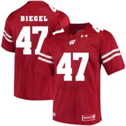 Wisconsin Badgers #47 Vince Biegel NCAA College Football Jersey Red