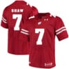 Wisconsin Badgers #7 Bradrick Shaw College Football Jersey Red