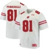 Wisconsin Badgers #81 Troy Fumagalli College Football Jersey White