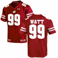 Wisconsin Badgers #99 JJ Watt NCAA College Football Jersey Red