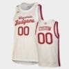Wisconsin Badgers Custom Name Number White Throwback College Basketball Jersey