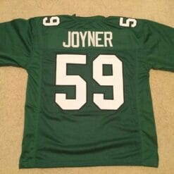 UNSIGNED CUSTOM Sewn Stitched Seth Joyner Green Jersey