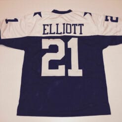 UNSIGNED CUSTOM Sewn Stitched Ezekiel Elliott Thanksgiving Jersey