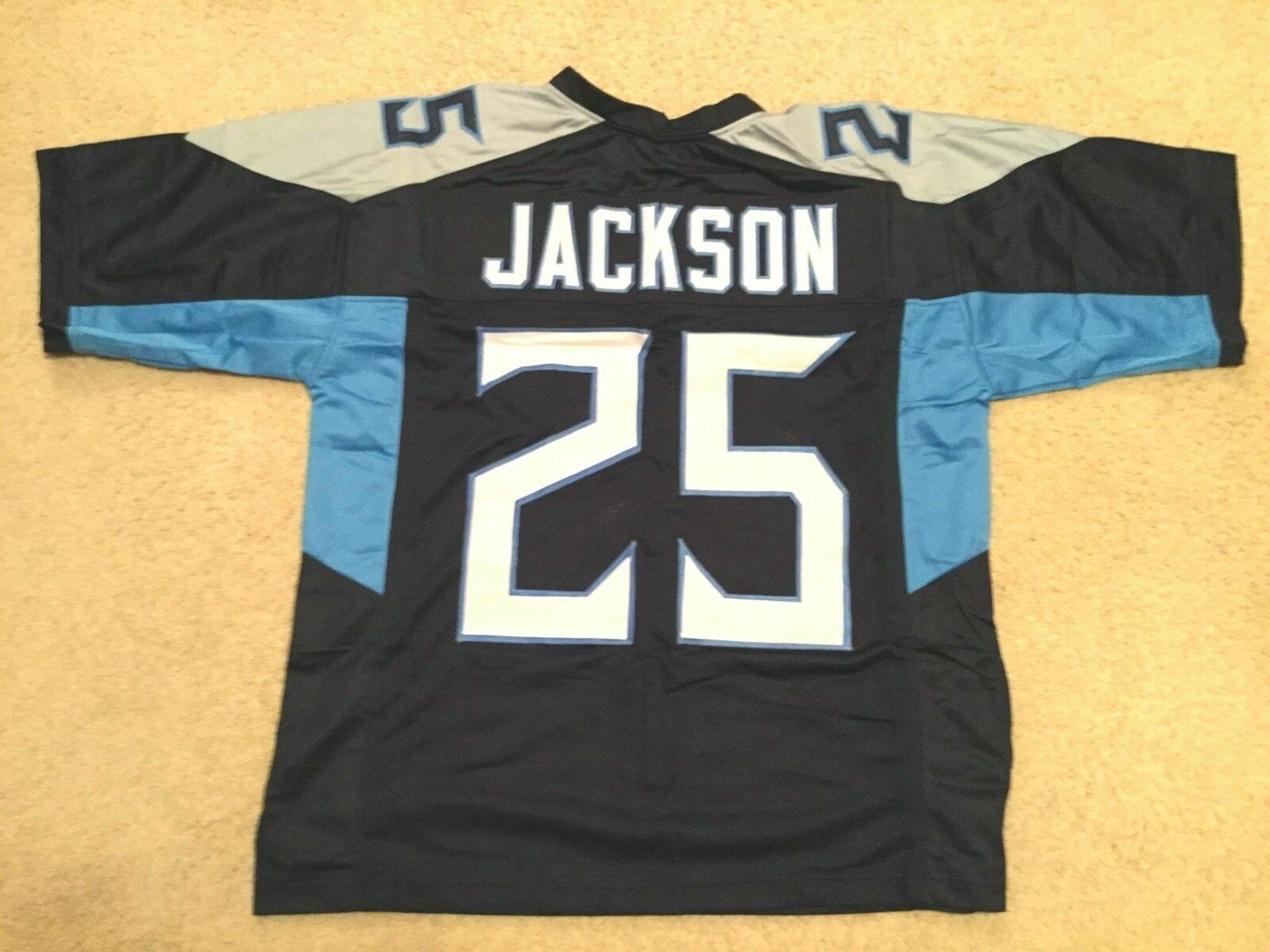 UNSIGNED CUSTOM Sewn Stitched Adoree Jackson Blue Jersey