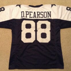 UNSIGNED CUSTOM Sewn Stitched Drew Pearson Thanksgiving Jersey