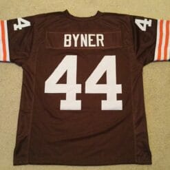 UNSIGNED CUSTOM Sewn Stitched Earnest Byner Brown Jersey