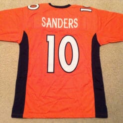 UNSIGNED CUSTOM Sewn Stitched Emmanuel Sanders Orange Jersey