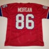 UNSIGNED CUSTOM Sewn Stitched Stanley Morgan Red Jersey