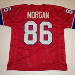 UNSIGNED CUSTOM Sewn Stitched Stanley Morgan Red Jersey