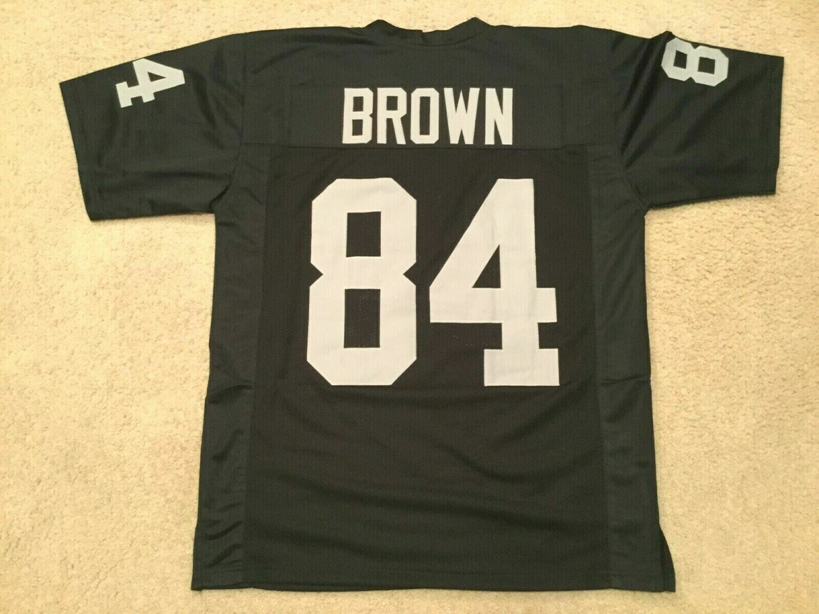 UNSIGNED CUSTOM Sewn Stitched Antonio Brown Black Jersey