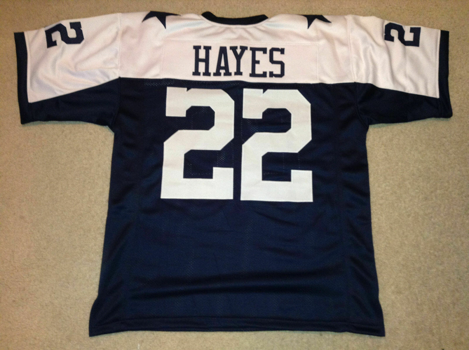 UNSIGNED CUSTOM Sewn Stitched Bob Hayes Thanksgiving Jersey