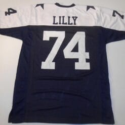 UNSIGNED CUSTOM Sewn Stitched Bob Lilly Thanksgiving Jersey