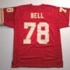 UNSIGNED CUSTOM Sewn Stitched Bobby Bell Red Jersey
