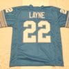 UNSIGNED CUSTOM Sewn Stitched Bobby Layne Blue Jersey