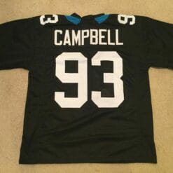 UNSIGNED CUSTOM Sewn Stitched Calais Campbell Black ERROR Jersey