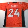 UNSIGNED CUSTOM Sewn Stitched Champ Bailey Orange Jersey