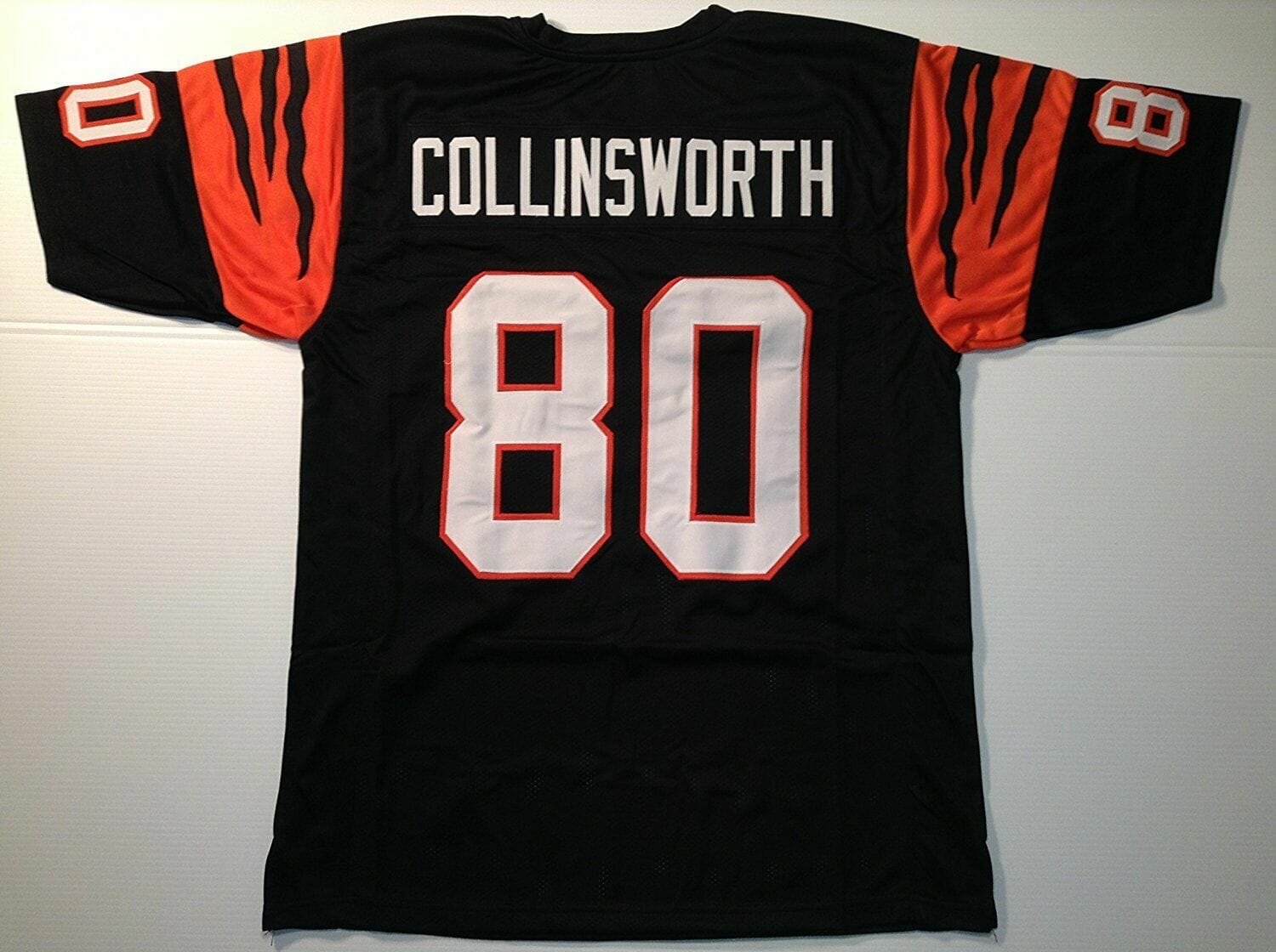 UNSIGNED CUSTOM Sewn Stitched Cris Collinsworth Black Jersey