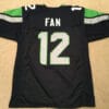 UNSIGNED CUSTOM Sewn Stitched 12th Fan Blue Jersey