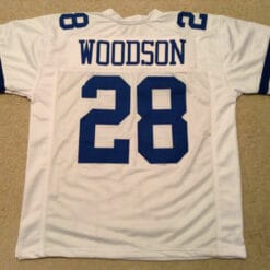 UNSIGNED CUSTOM Sewn Stitched Darren Woodson White Jersey