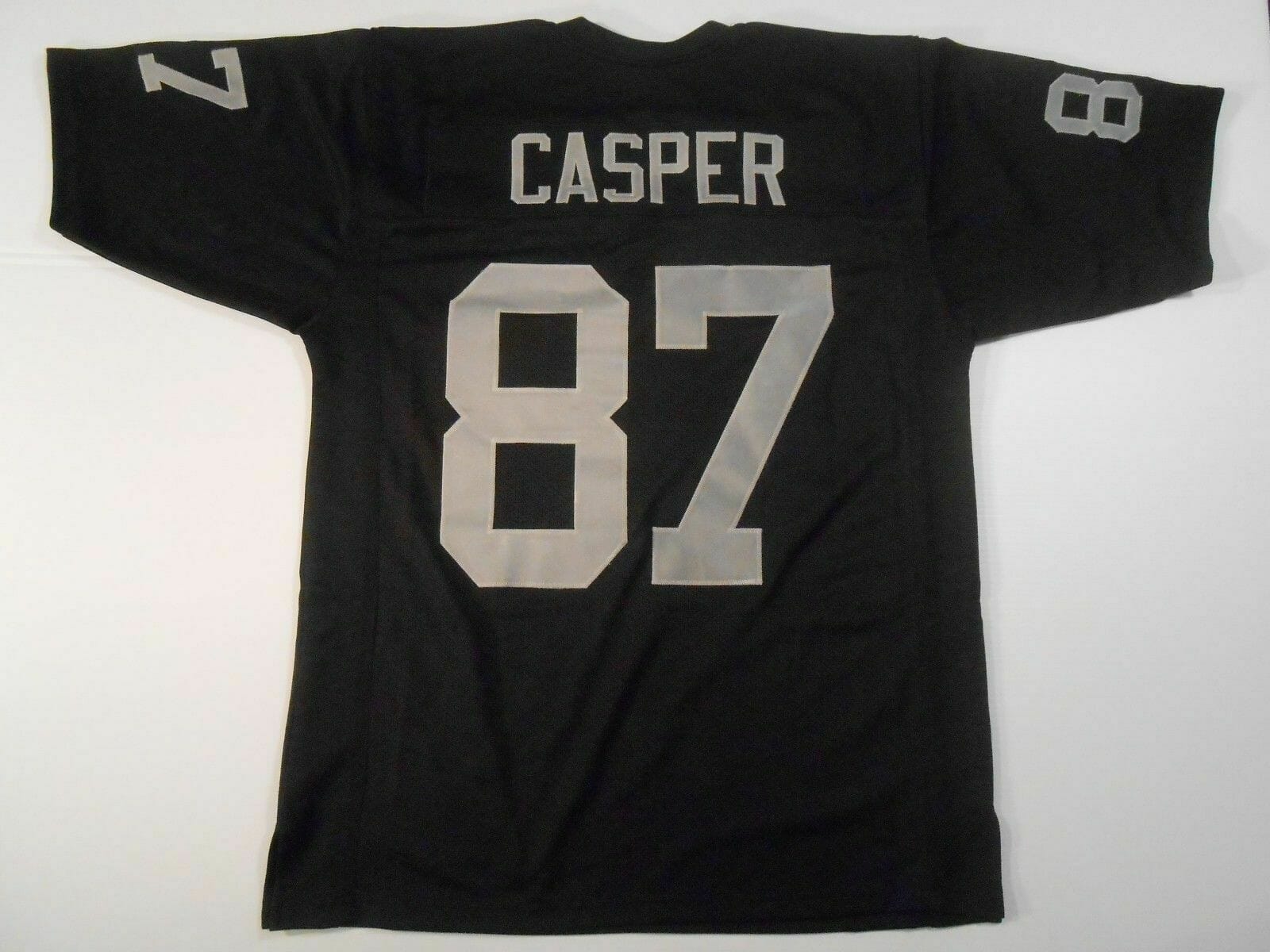 UNSIGNED CUSTOM Sewn Stitched Dave Casper Black Jersey